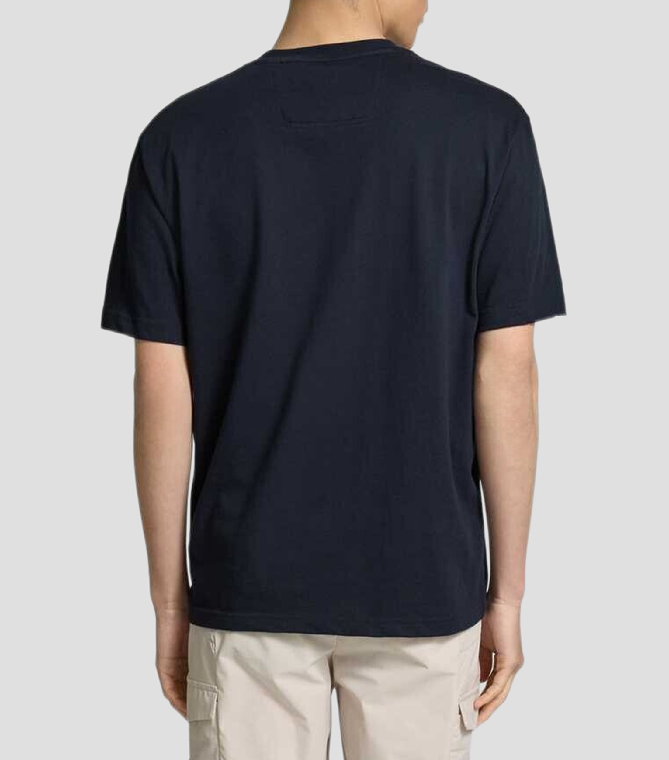 Playera cuello redondo manga corta estampada Hombre